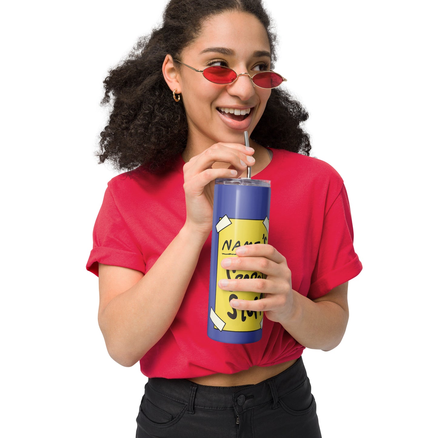 Space Jam Personalized Stainless Steel Tumbler Secret Stuff