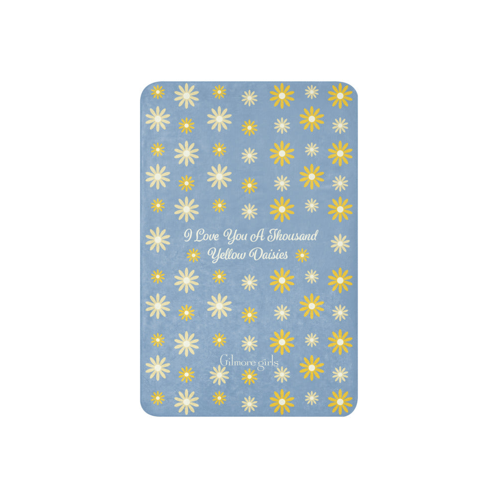Gilmore Girls I Love You A Thousand Yellow Daisies Premium Sherpa Blanket