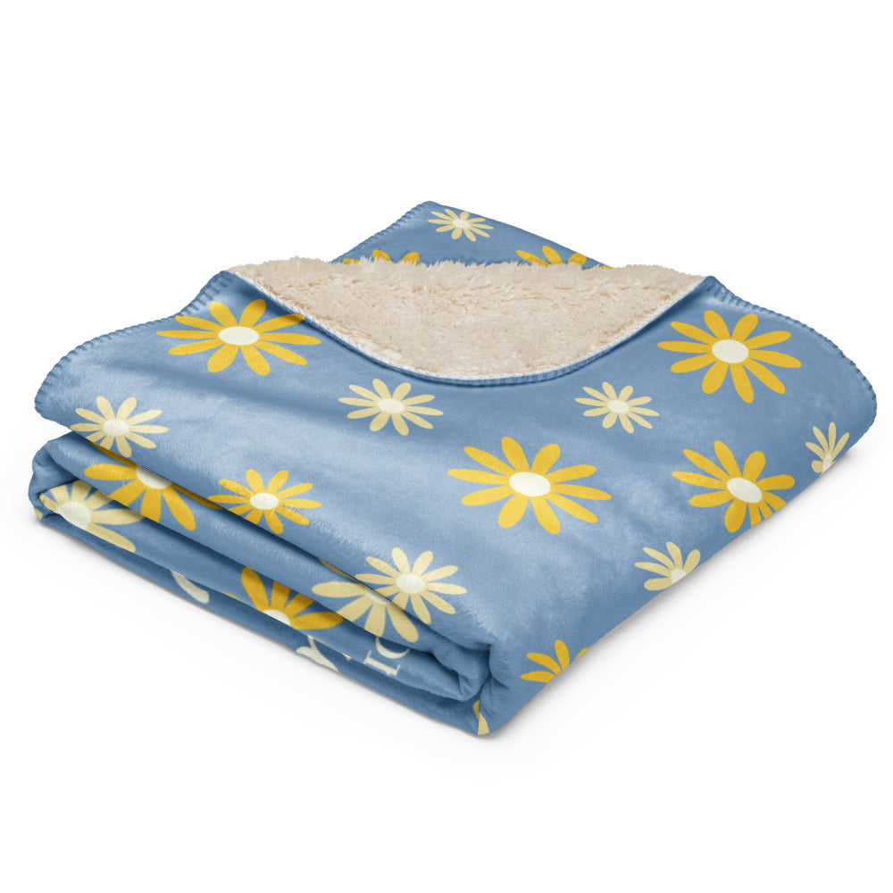 Gilmore Girls I Love You A Thousand Yellow Daisies Premium Sherpa Blanket