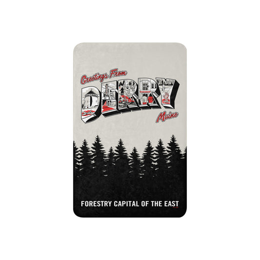 IT: Welcome to Derry Greetings from Derry Sherpa Blanket 37 in x 57 in