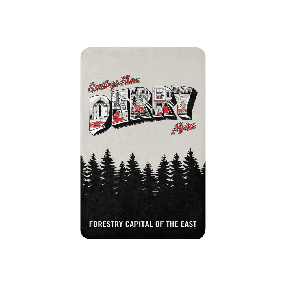 IT: Welcome to Derry Greetings from Derry Sherpa Blanket 37 in x 57 in