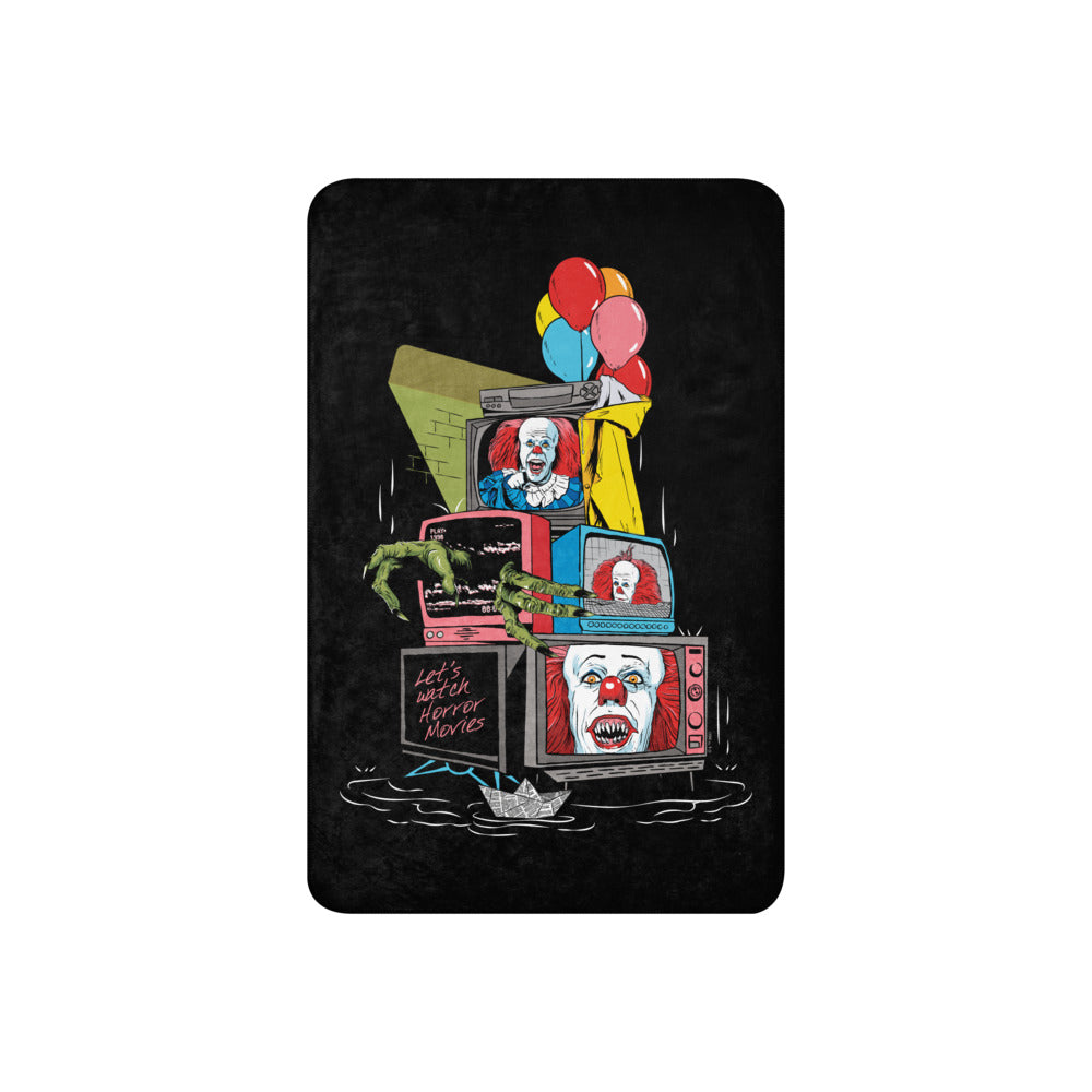 IT: The Movie Let's Watch Horror Movies Sherpa Blanket 37 in x 57 in
