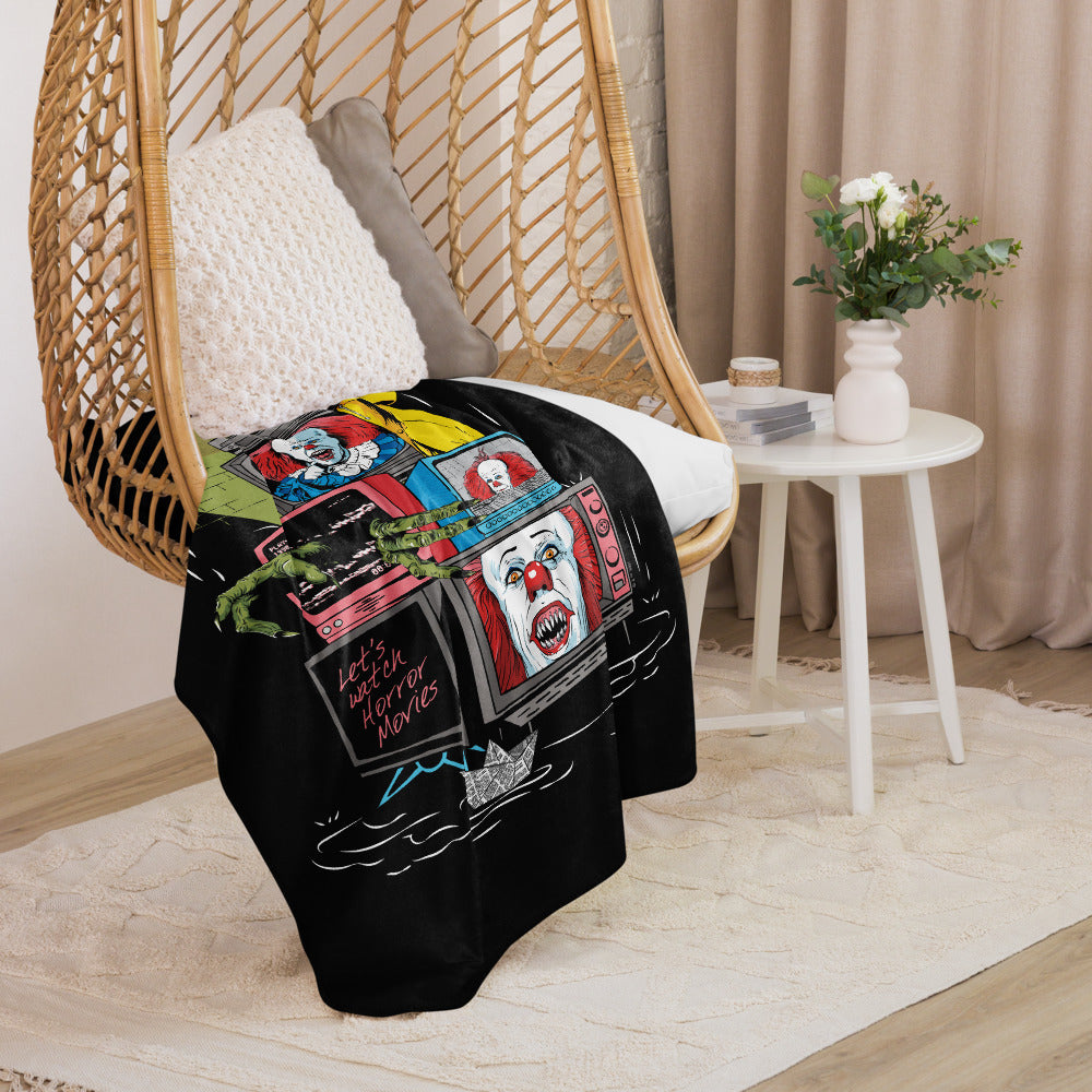 IT: The Movie Let's Watch Horror Movies Sherpa Blanket