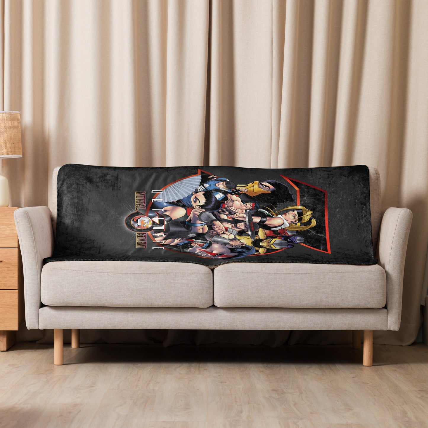 Mortal Kombat Klassic Ultimate MK3 Sherpa Blanket