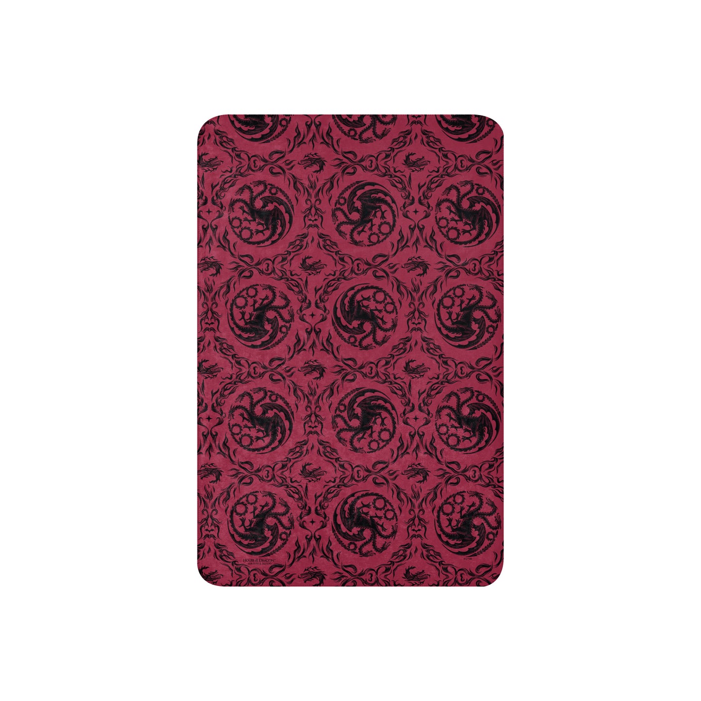 House of the Dragon Sherpa Blanket Sigil of House Targaryen