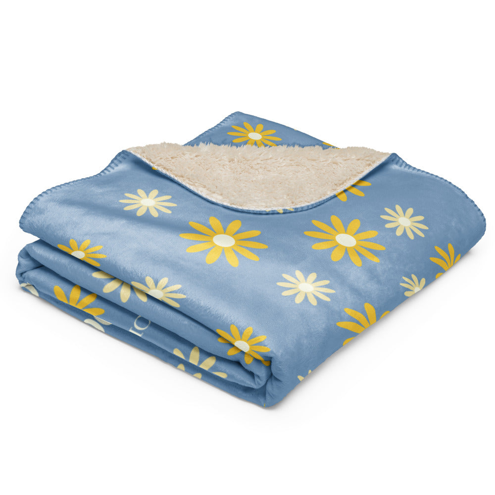 Gilmore Girls I Love You A Thousand Yellow Daisies Premium Sherpa Blanket