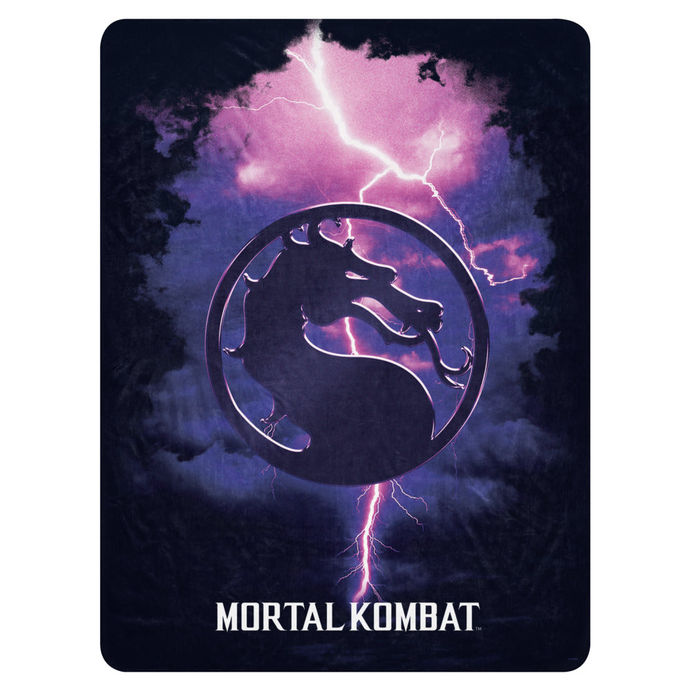 Mortal Kombat Storm Clouds Sherpa Blanket