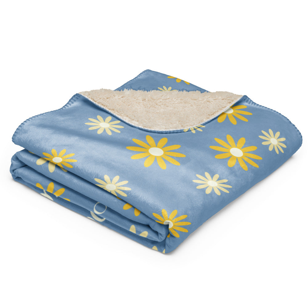 Gilmore Girls I Love You A Thousand Yellow Daisies Premium Sherpa Blanket