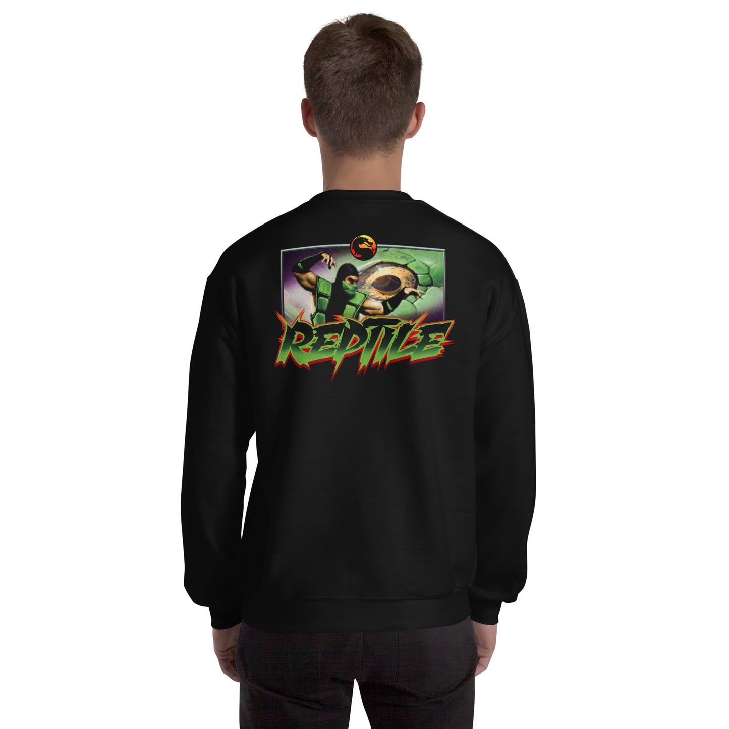 Mortal Kombat Klassic Embroidered Sweatshirt Reptile