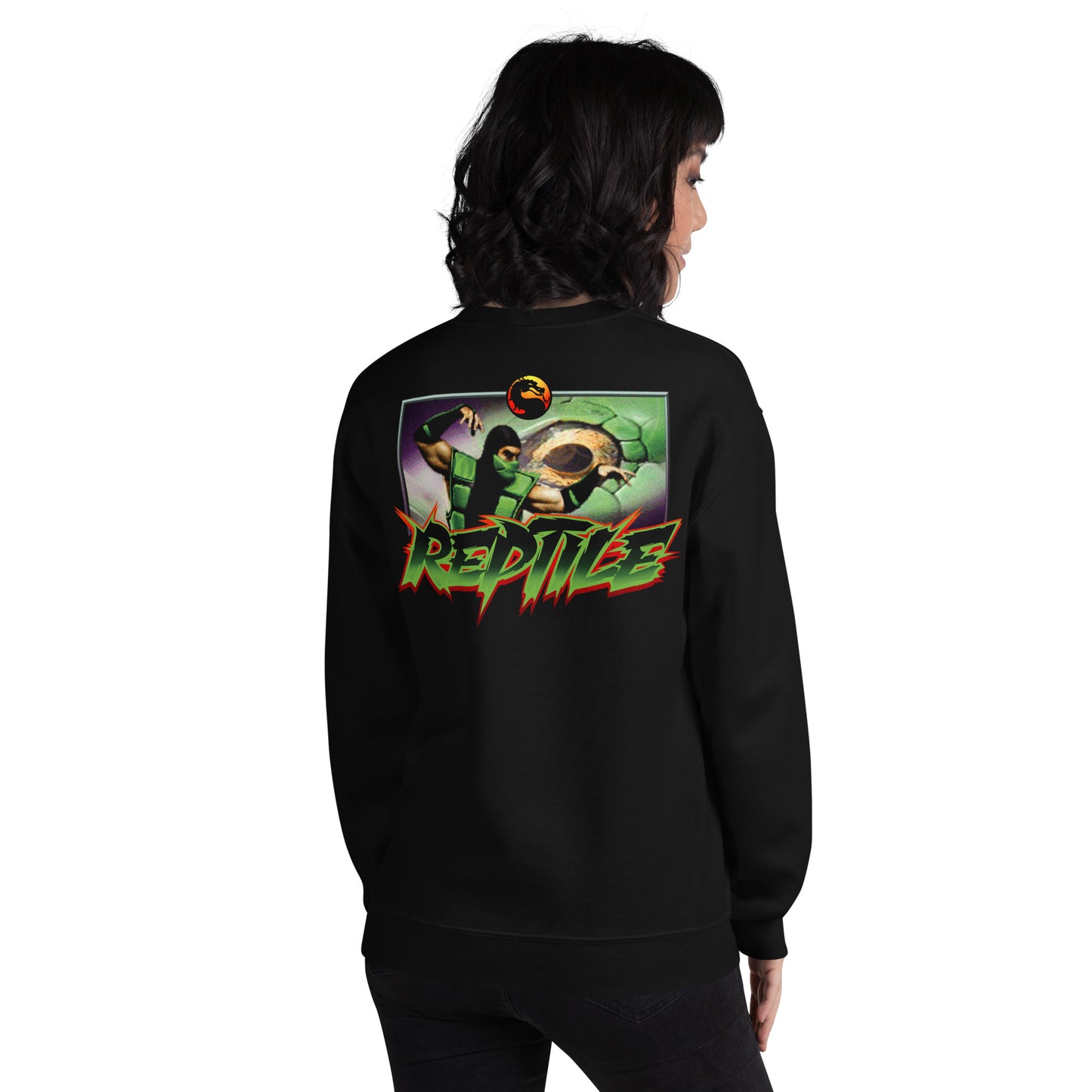 Mortal Kombat Klassic Embroidered Sweatshirt Reptile
