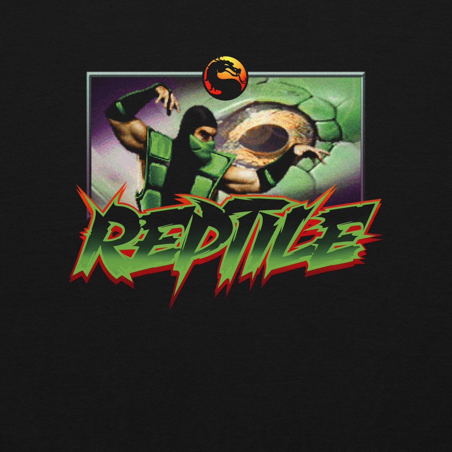 Mortal Kombat Klassic Embroidered Sweatshirt Reptile