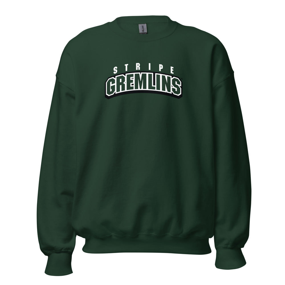 Gremlins Stripe Varsity Crewneck Sweatshirt