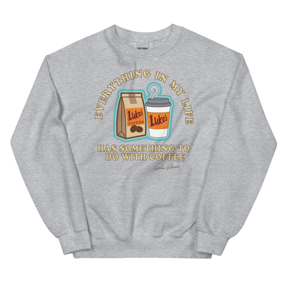 Gilmore Girls Everything in My Life Crewneck Sweatshirt