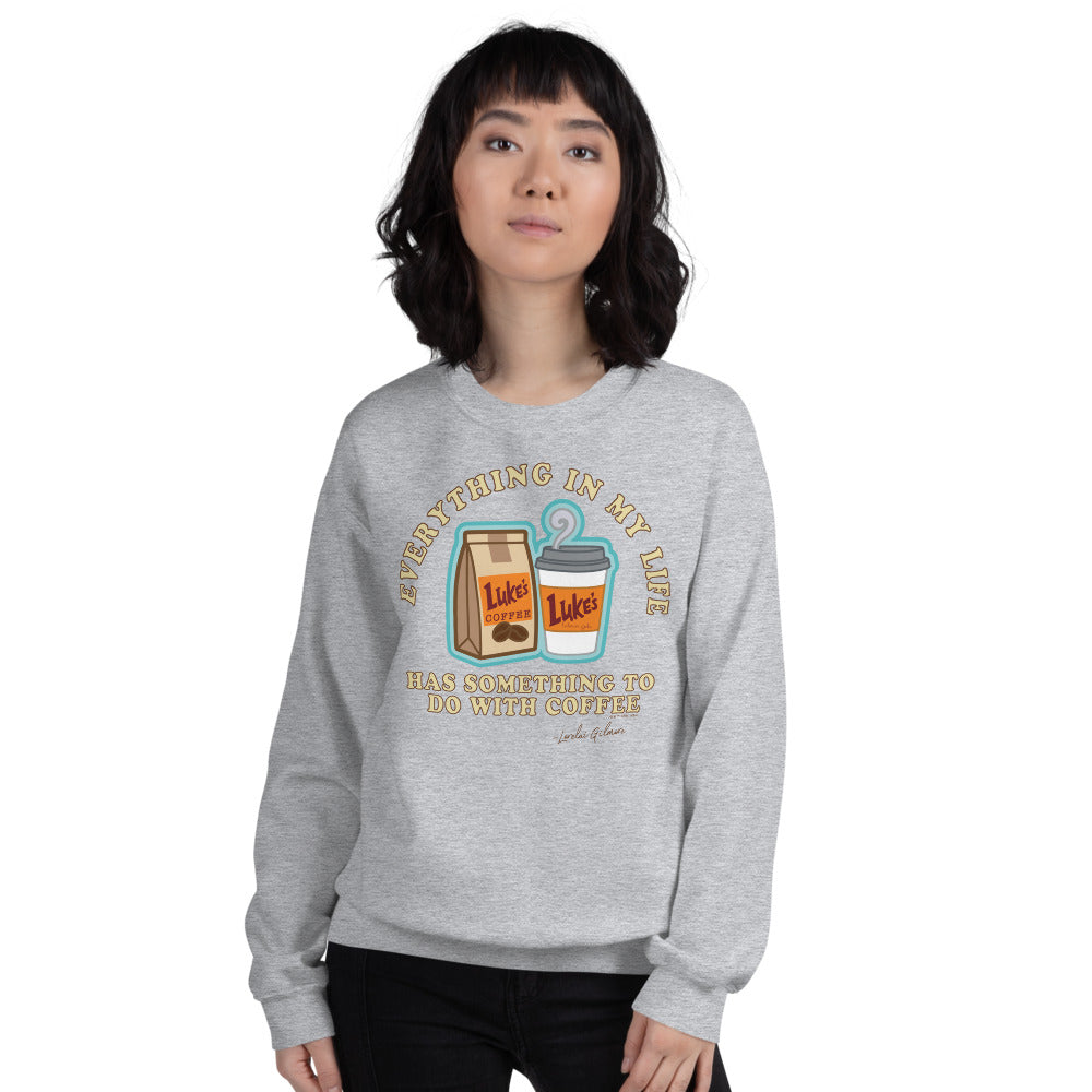 Gilmore Girls Everything in My Life Crewneck Sweatshirt