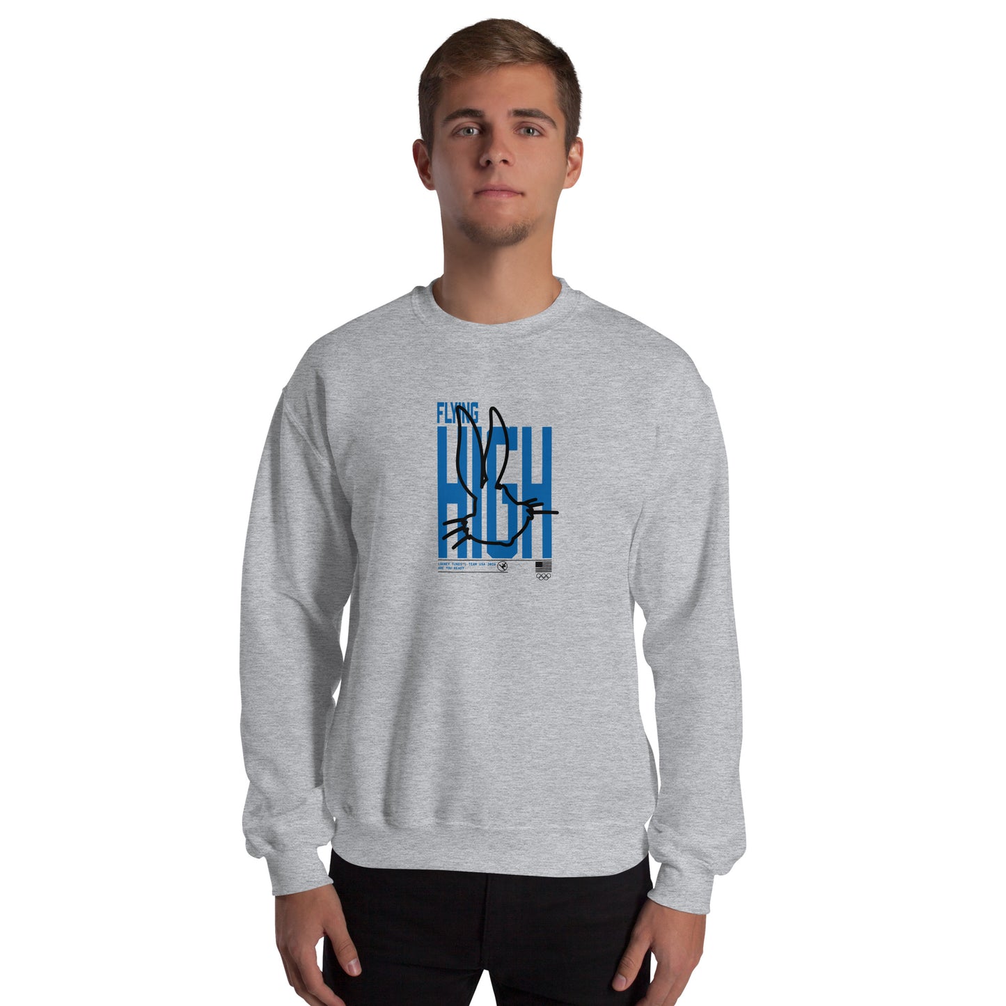 Looney Tunes x Team USA Crewneck Sweatshirt Bugs Bunny Flying High