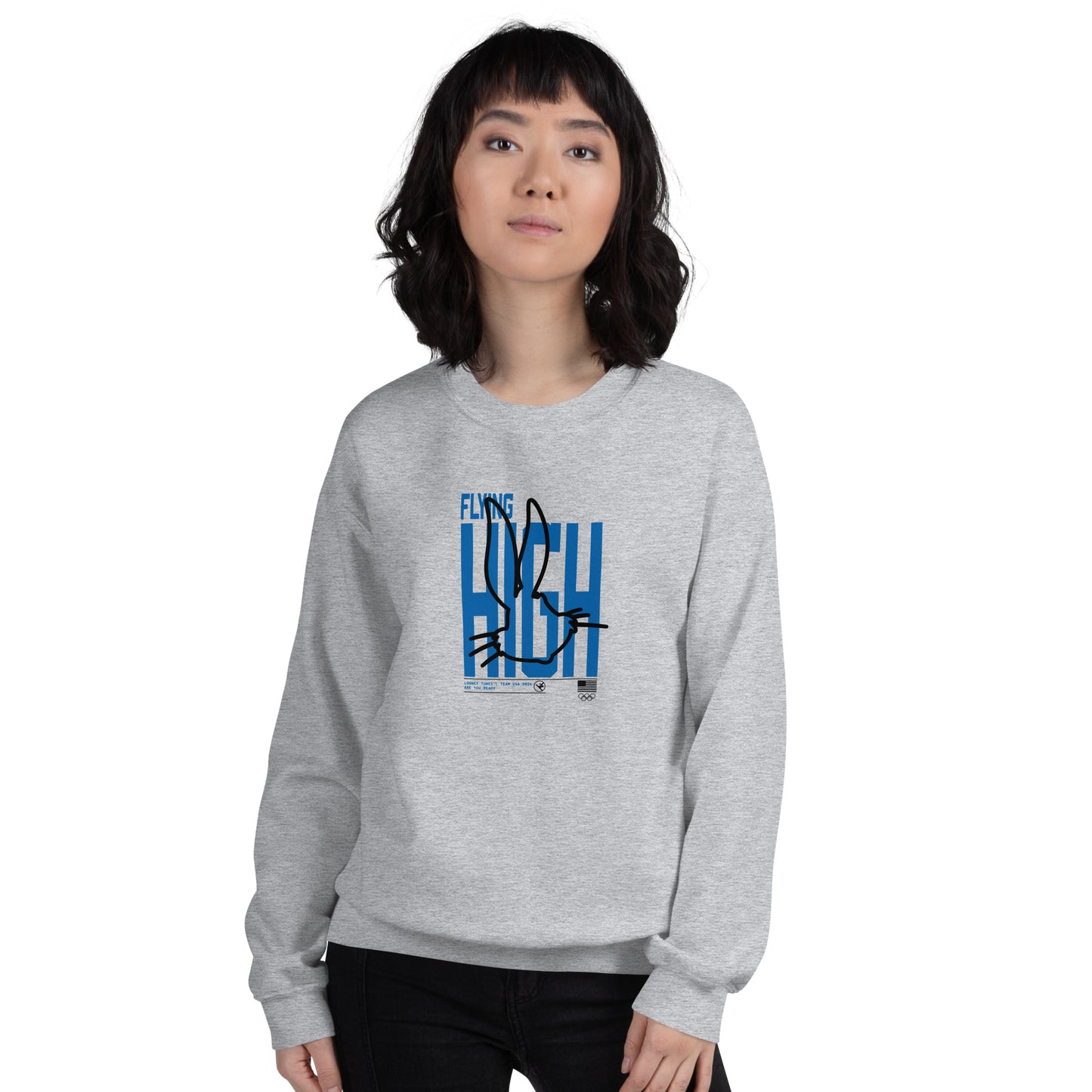 Looney Tunes x Team USA Crewneck Sweatshirt Bugs Bunny Flying High