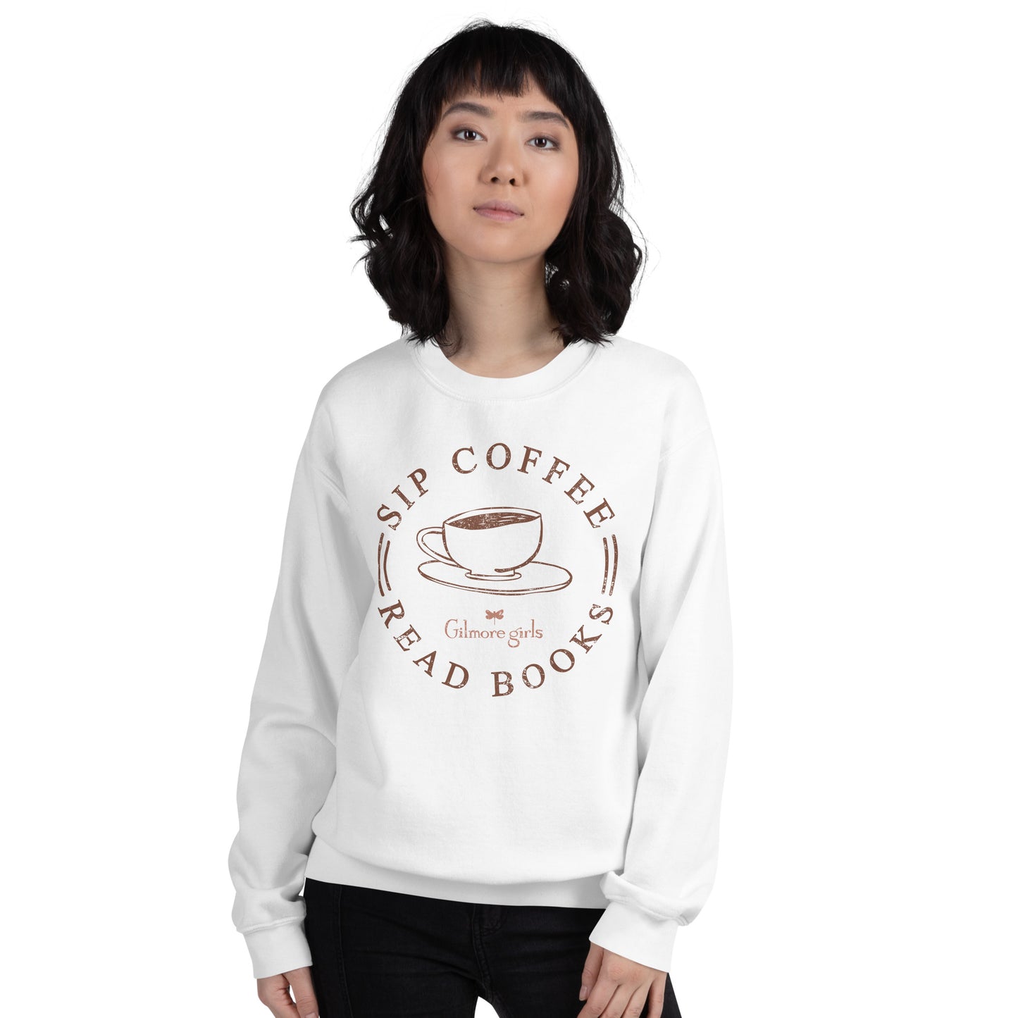 Gilmore Girls Sweatshirt Sip Coffee Read Books