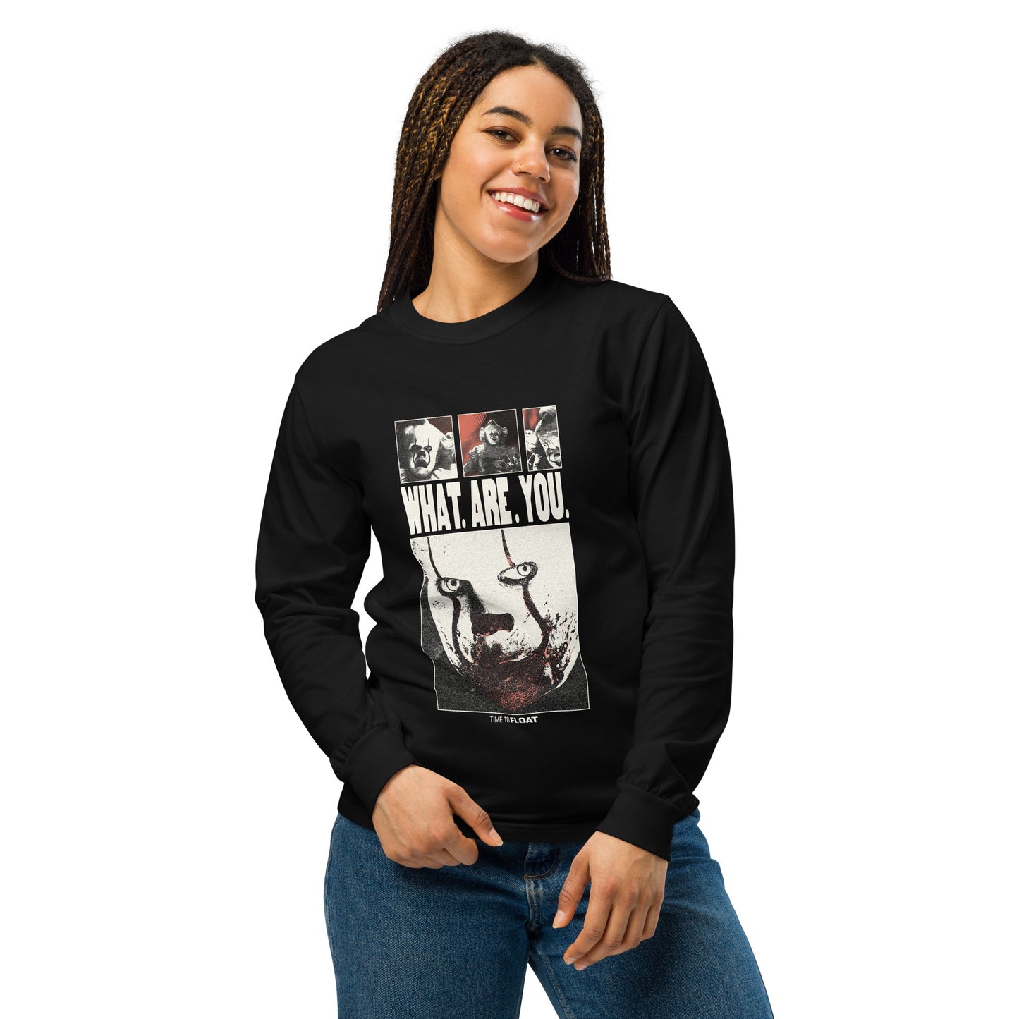 IT: Welcome to Derry What Are You Comfort Colors Heavyweight Long Sleeve Shirt
