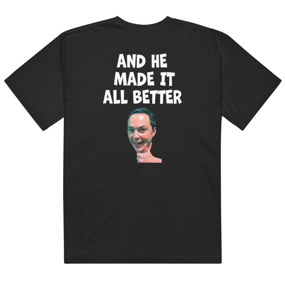 The Big Bang Theory Sheldon Cooper Apologized Comfort Colors T-shirt