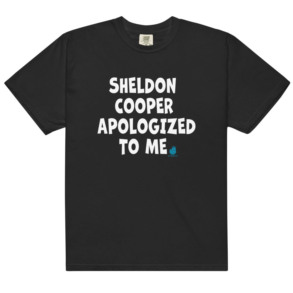 The Big Bang Theory Sheldon Cooper Apologized Comfort Colors T-shirt