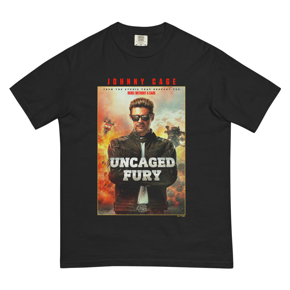 Mortal Kombat II Uncaged Fury Comfort Colors T-Shirt Black