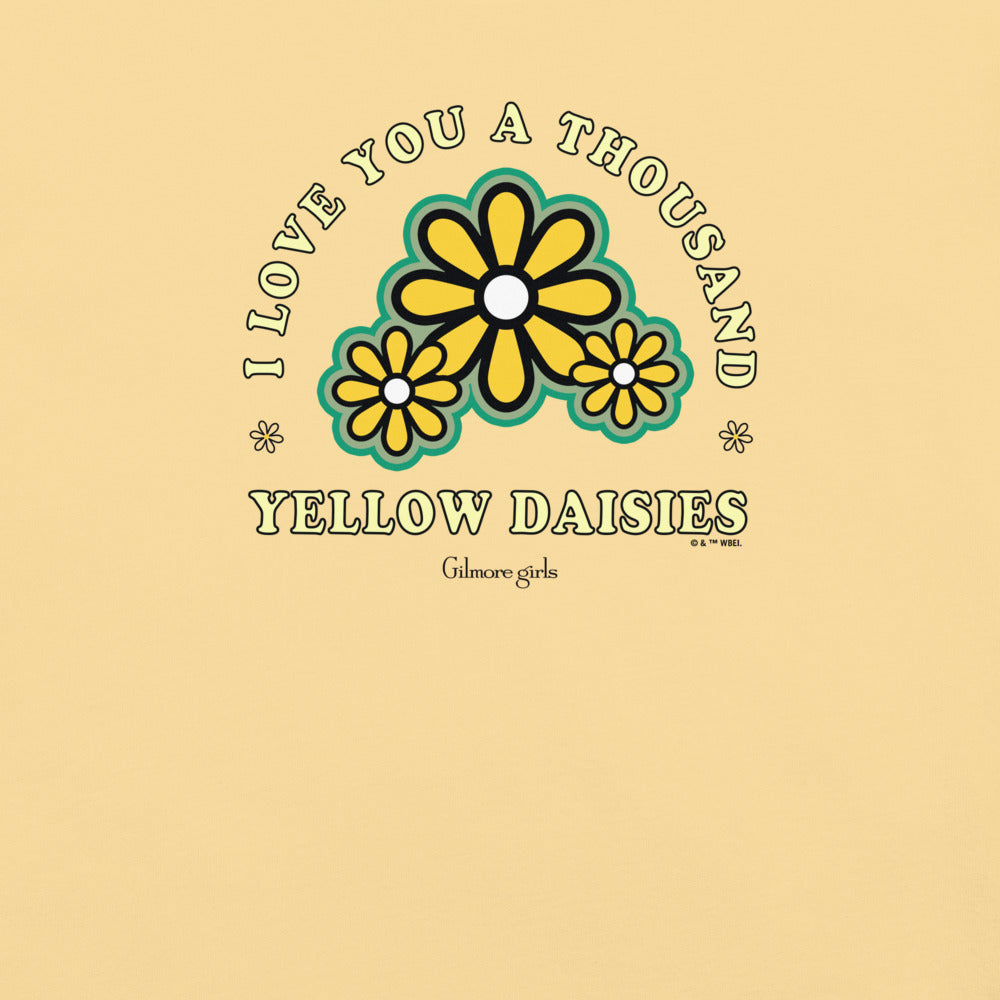 Gilmore Girls I Love You a Thousand Yellow Daisies Comfort Colors T-Shirt