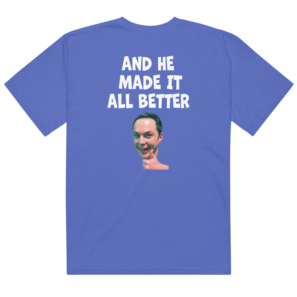 The Big Bang Theory Sheldon Cooper Apologized Comfort Colors T-shirt