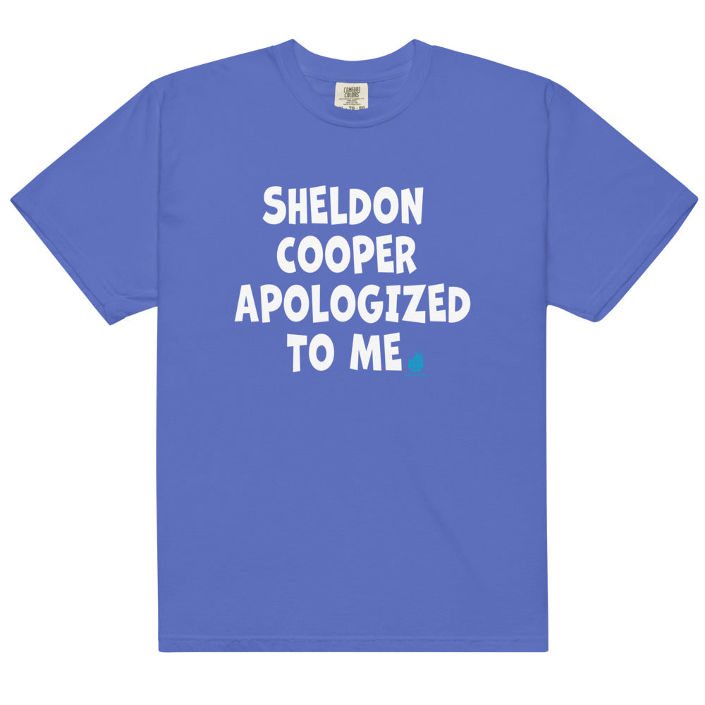 The Big Bang Theory Sheldon Cooper Apologized Comfort Colors T-shirt