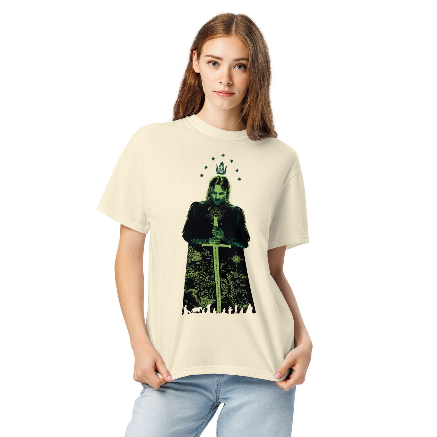 The Lord of the Rings ™ Comfort Colors T-shirt, ARAGORN ™ & ARWEN ™