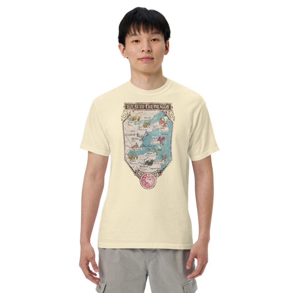 Exclusive House of the Dragon Map Comfort Colors T-shirt