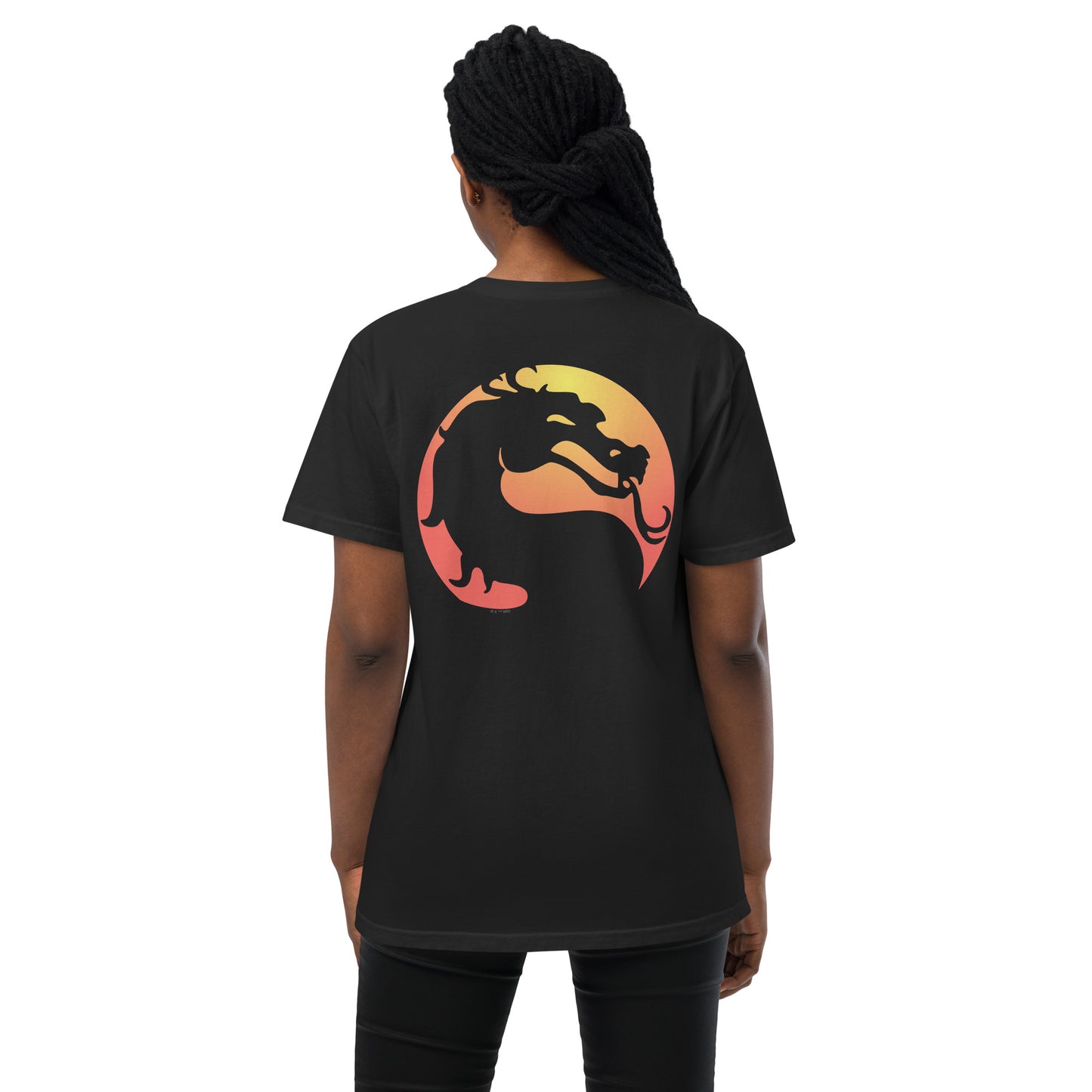 Mortal Kombat Klassic Comfort Colors Pocket T-shirt Logo