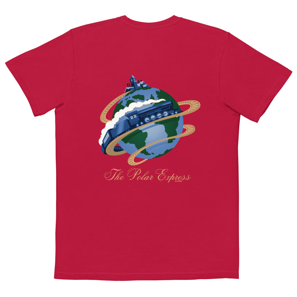 The Polar Express Around the Globe Comfort Colors Pocket T-shirt