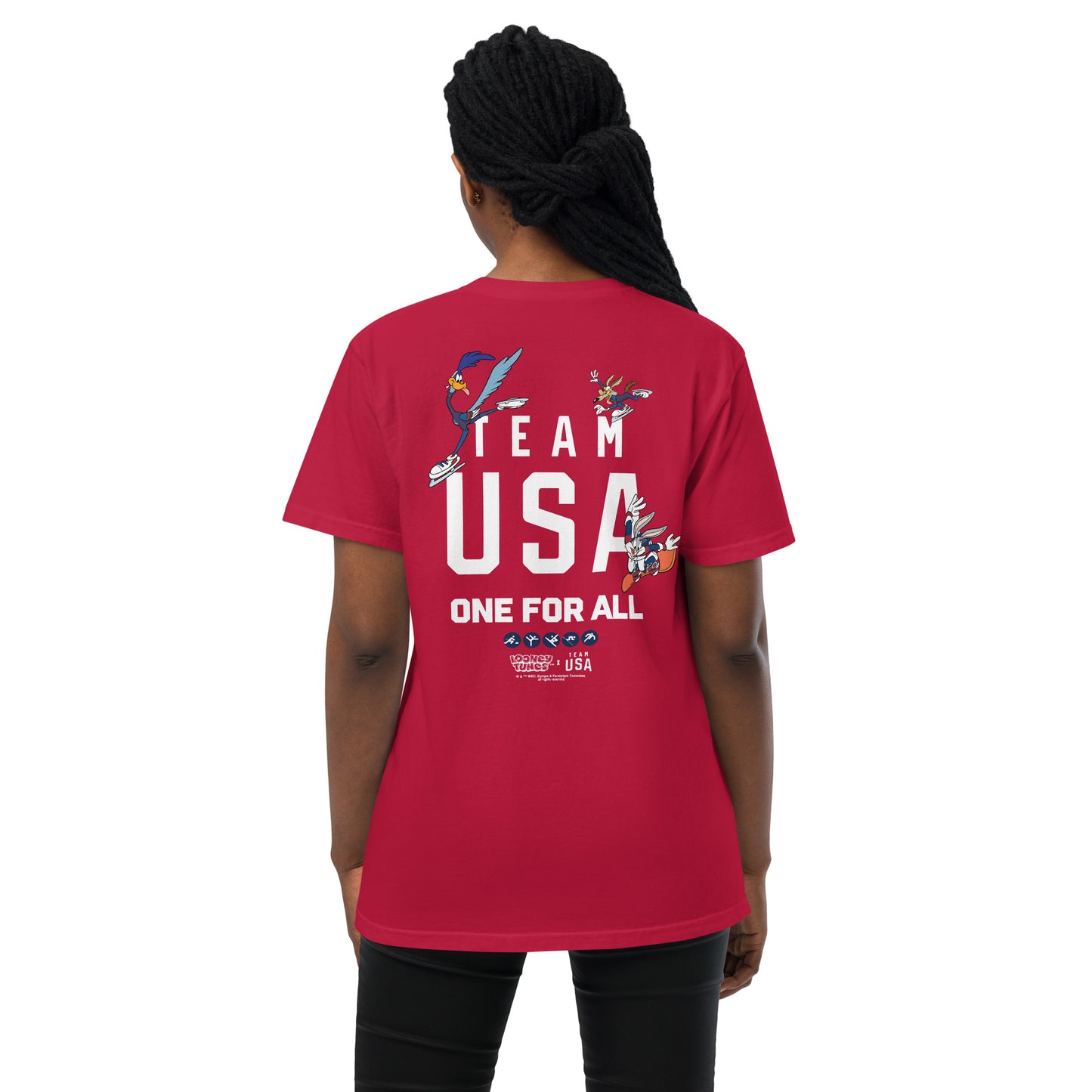 Looney Tunes x Team USA Comfort Colors Pocket T-shirt One for All