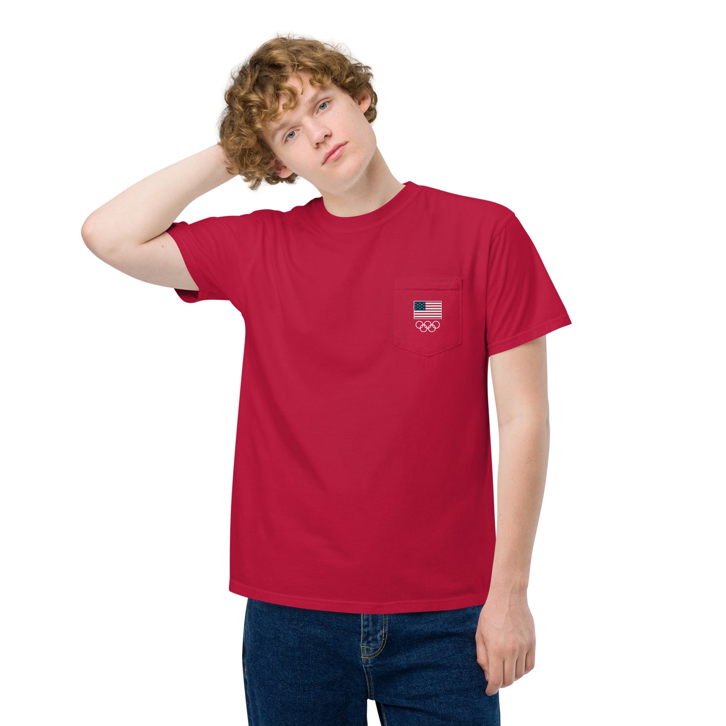 Looney Tunes x Team USA Comfort Colors Pocket T-shirt One for All