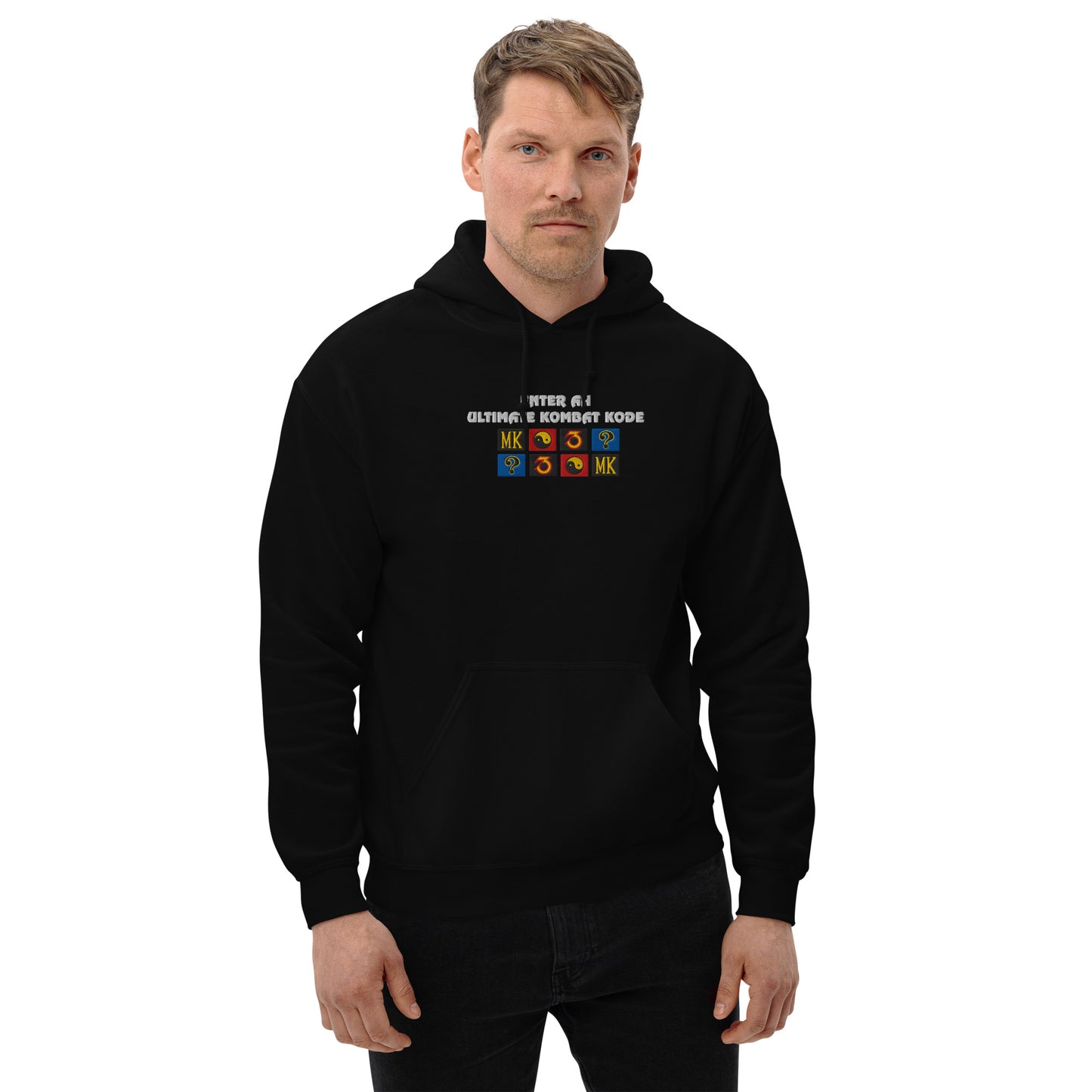 Mortal Kombat Klassic Ultimate MK3 Kombat Kode Embroidered Hoodie
