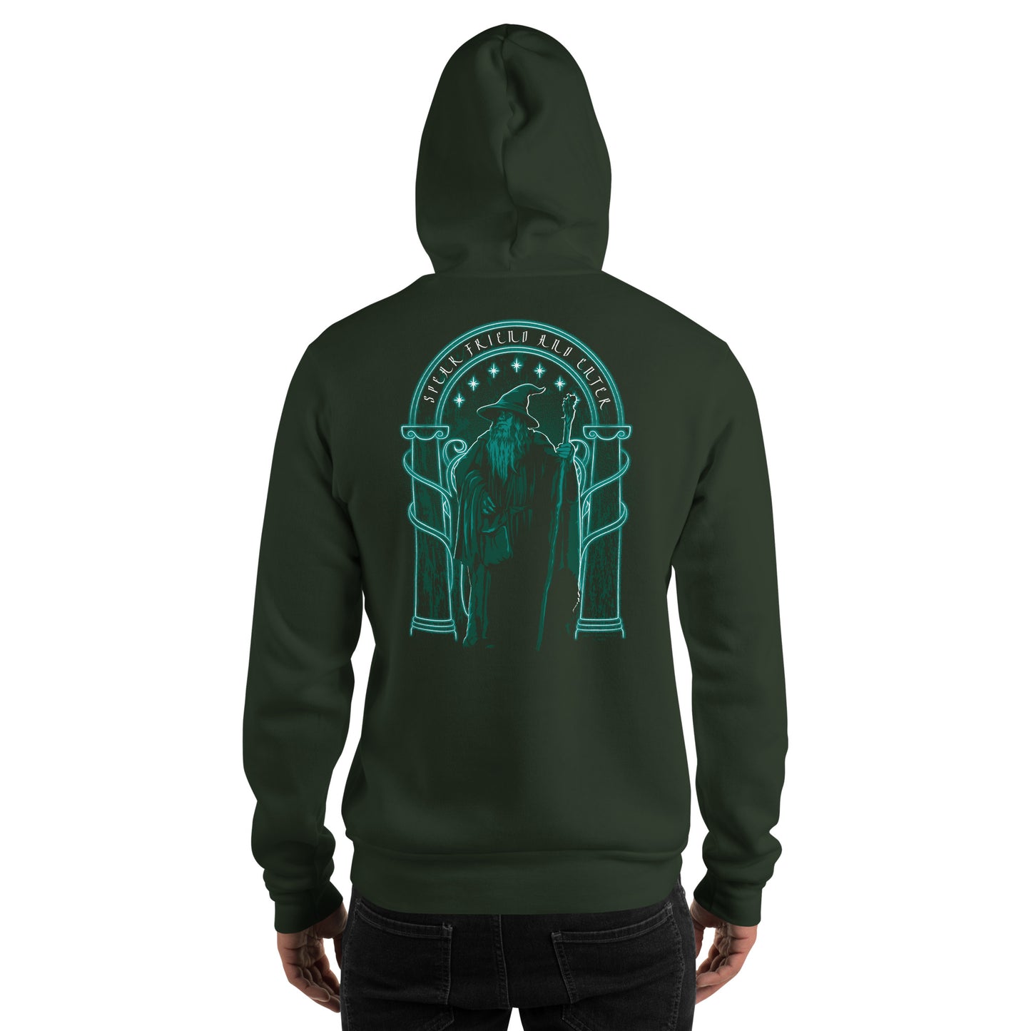 The Lord of the Rings ™ Embroidered Hoodie, Speak Friend and Enter