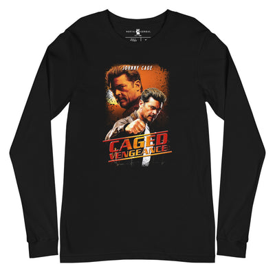 Mortal Kombat 2 Caged Vengeance Long Sleeve T-Shirt Black