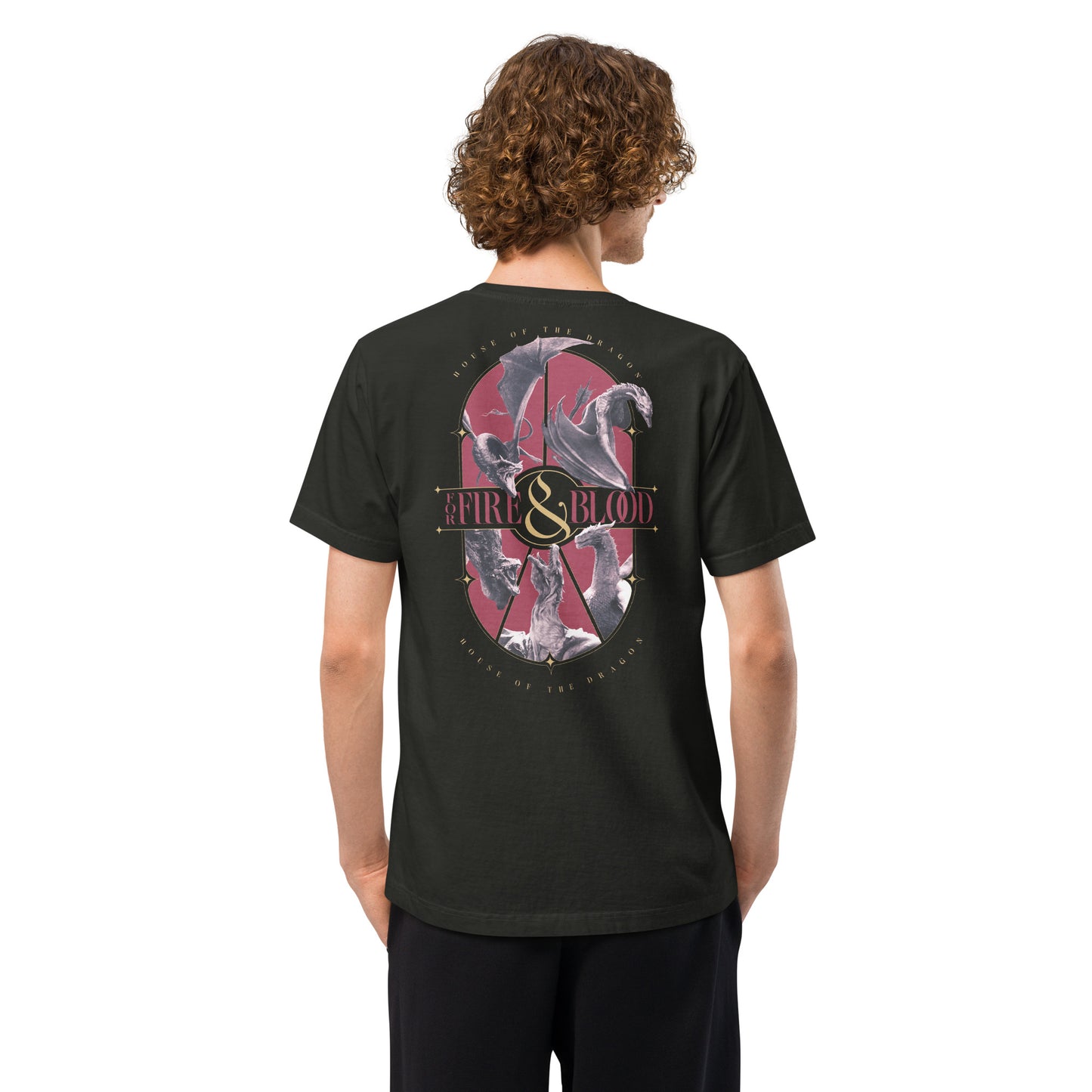 House of the Dragon T-shirt For Fire & Blood