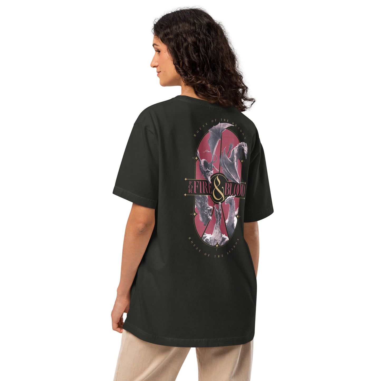 House of the Dragon T-shirt For Fire & Blood