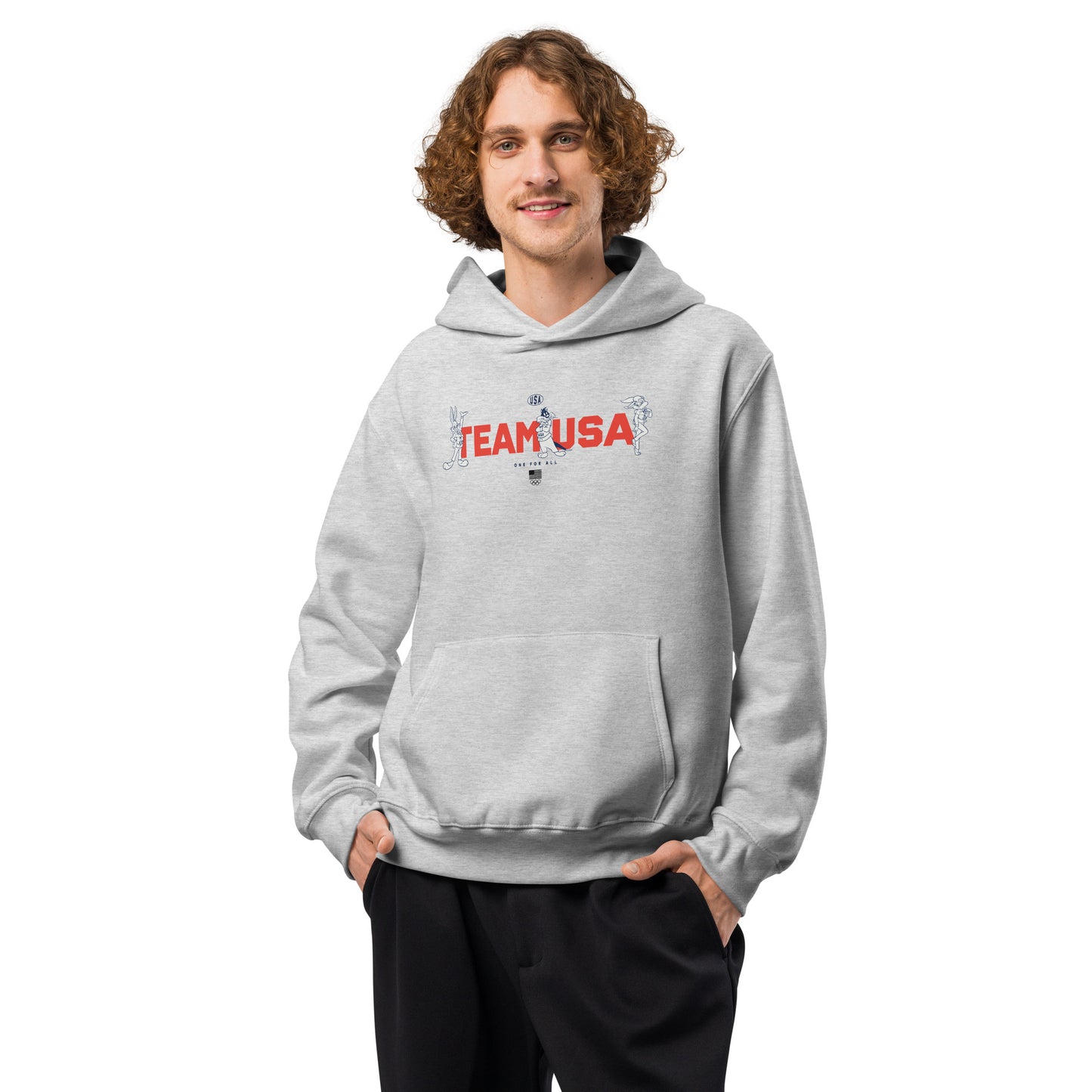Looney Tunes x Team USA Oversized Heavyweight Hoodie One for All