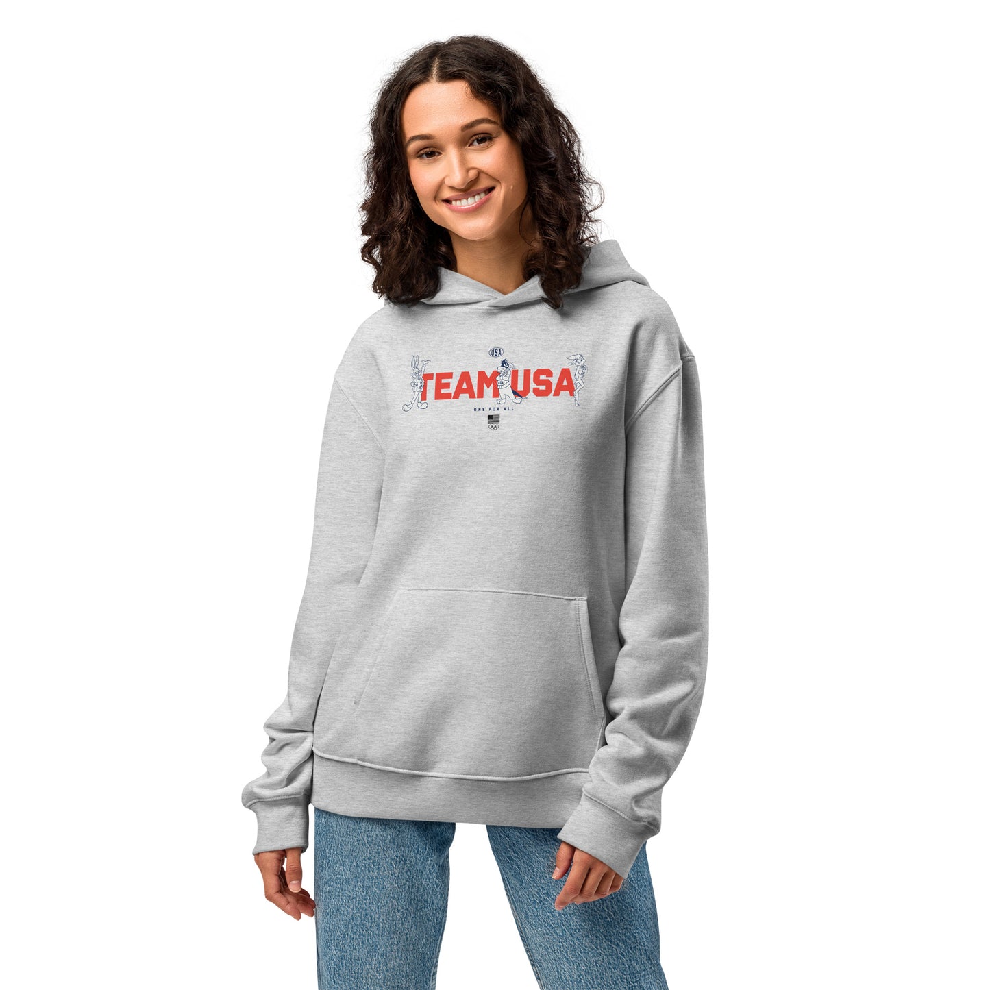 Looney Tunes x Team USA Oversized Heavyweight Hoodie One for All