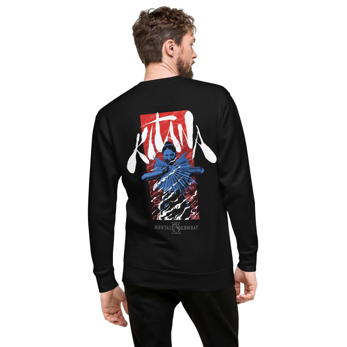 Mortal Kombat II Kitana Embroidered Sweatshirt