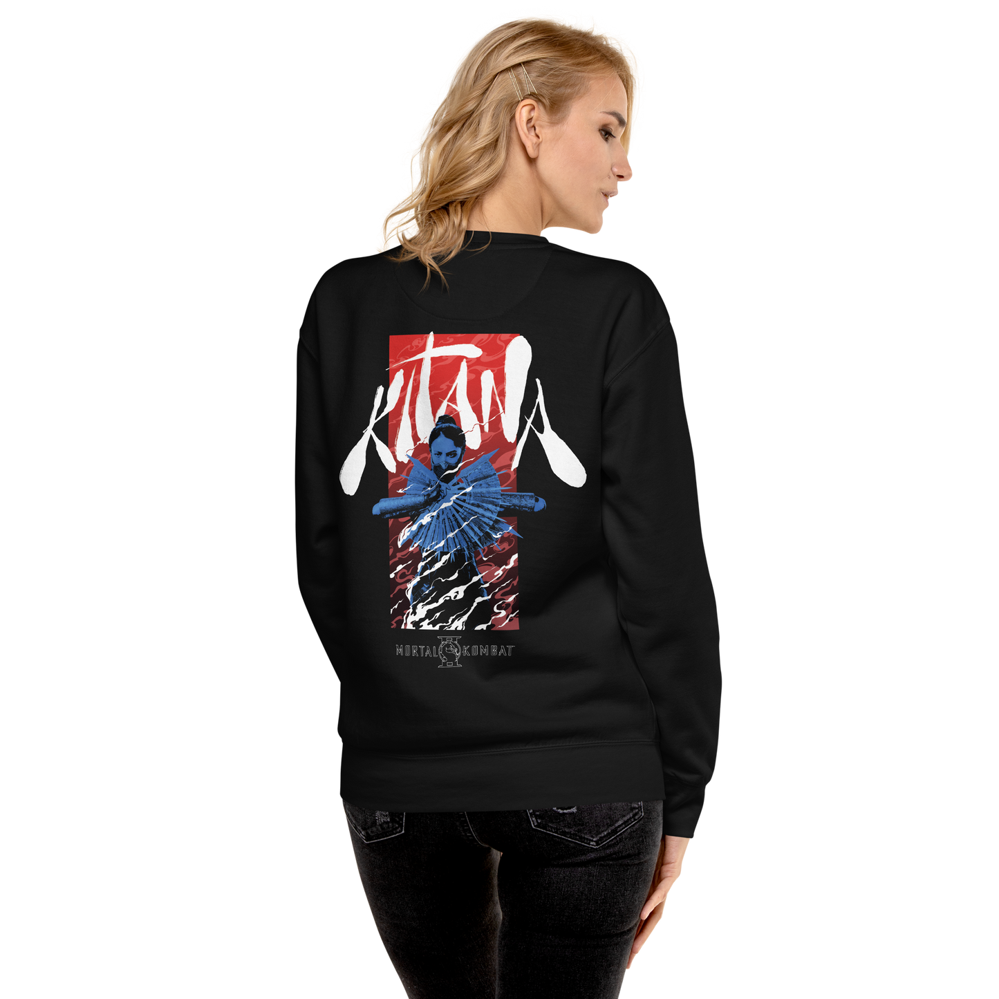 Mortal Kombat II Kitana Embroidered Sweatshirt