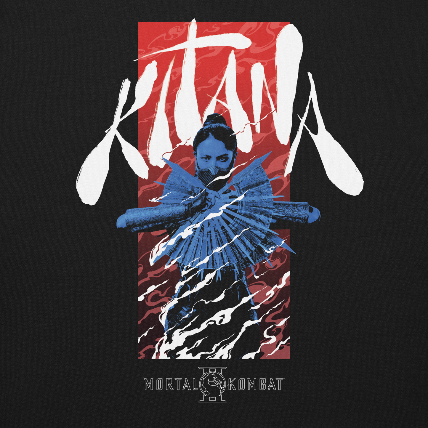 Mortal Kombat II Kitana Embroidered Sweatshirt