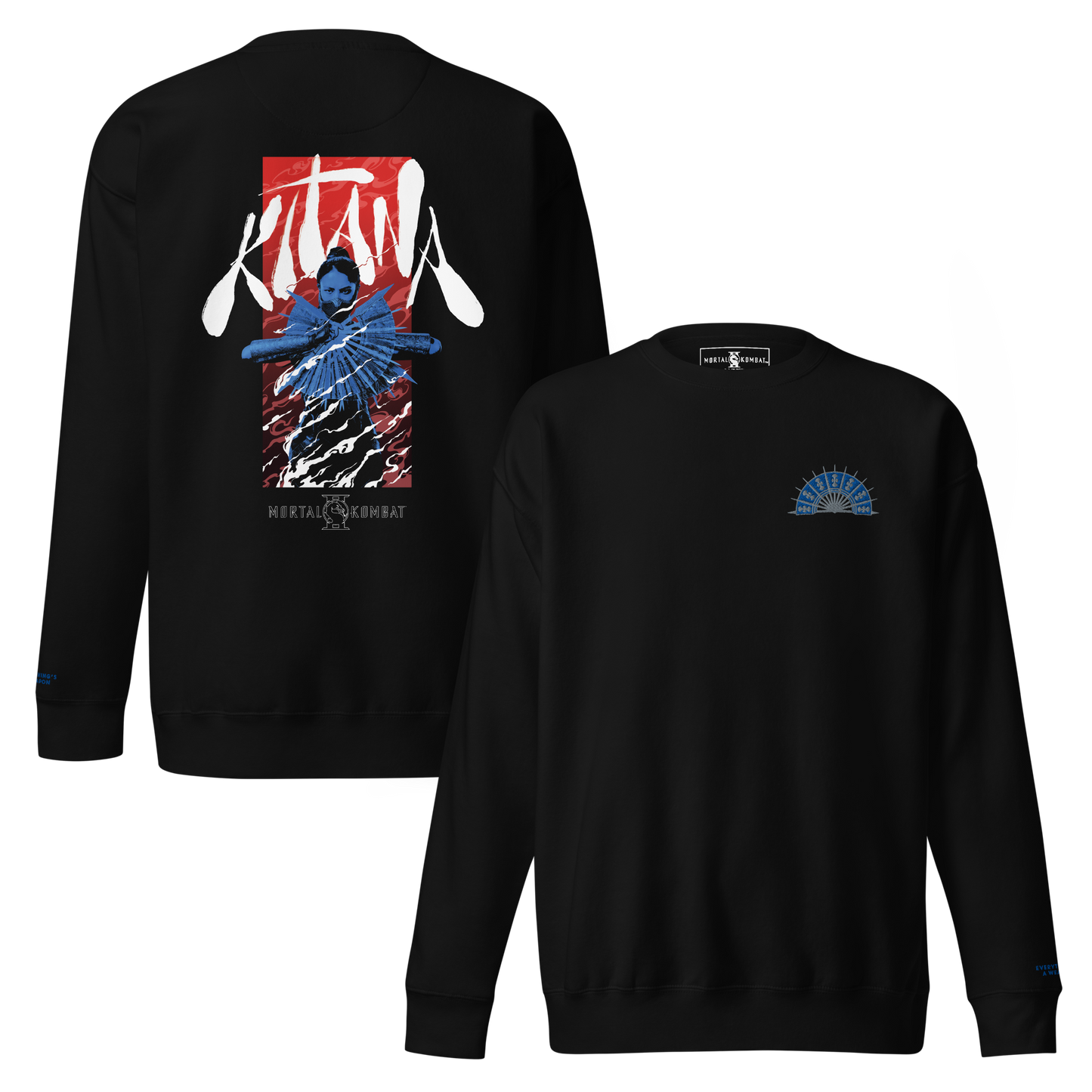 Mortal Kombat II Kitana Embroidered Sweatshirt