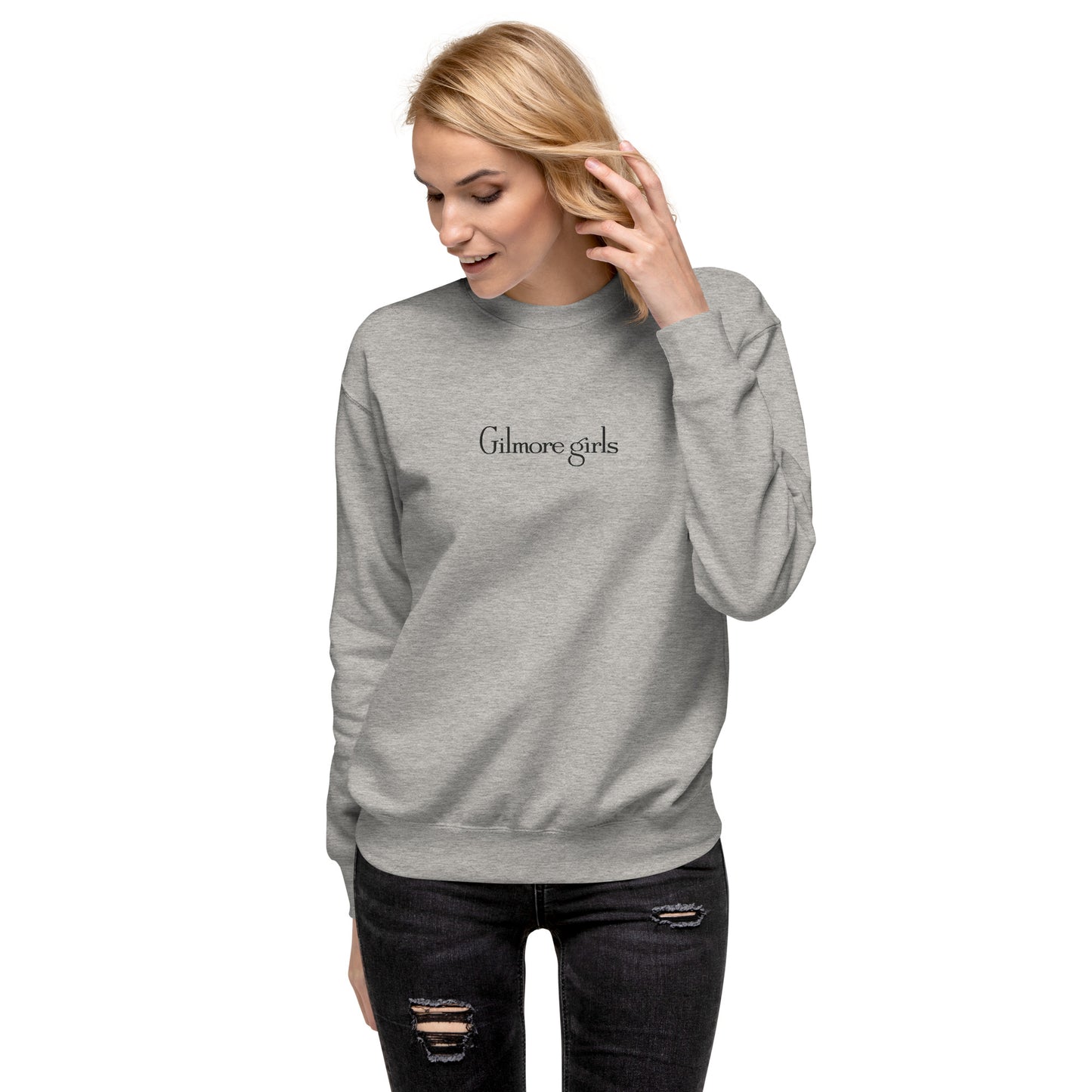 Gilmore Girls Embroidered Sweatshirt Oy with the Poodles Already