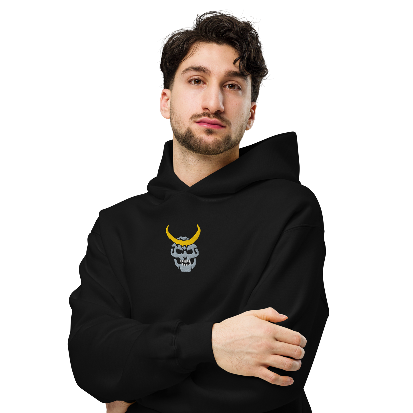 Mortal Kombat II Shao Kahn Embroidered Hoodie