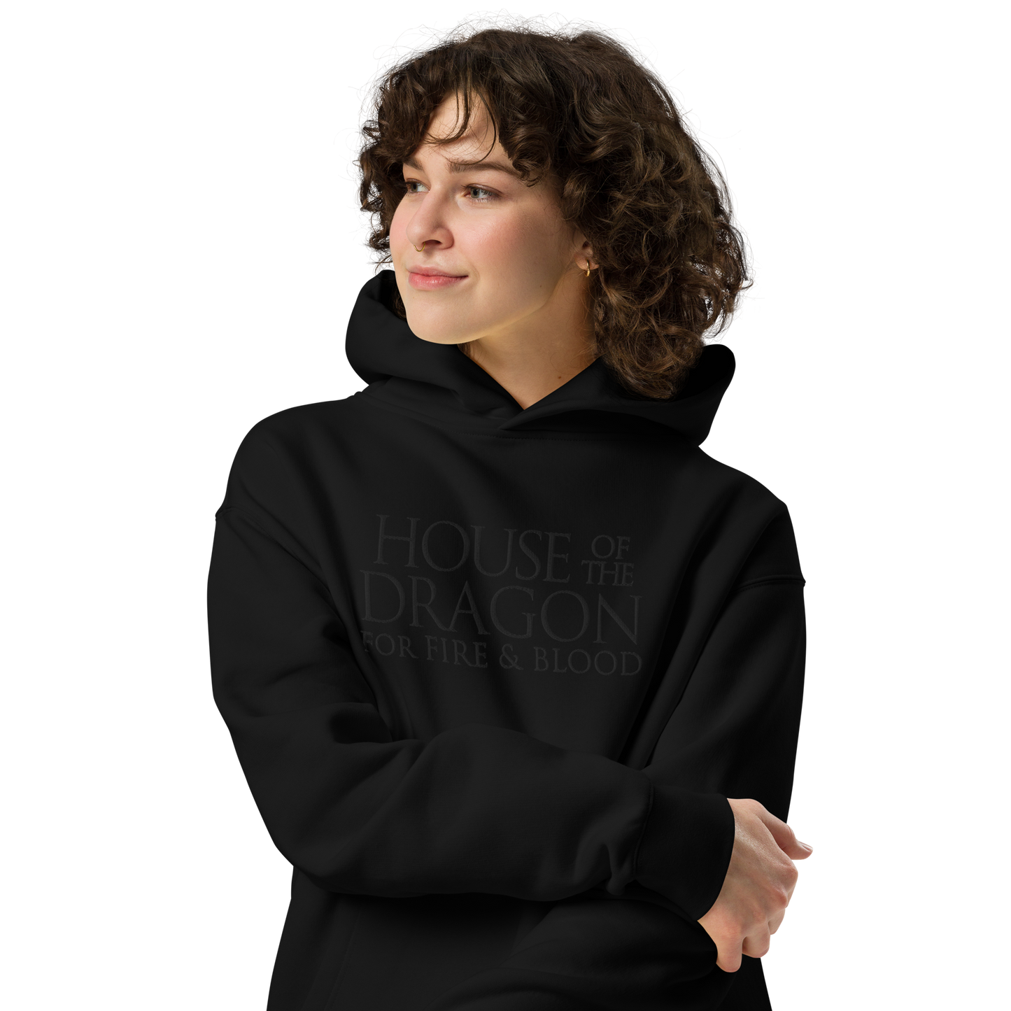 House of the Dragon Embroidered Hoodie Hero Villain