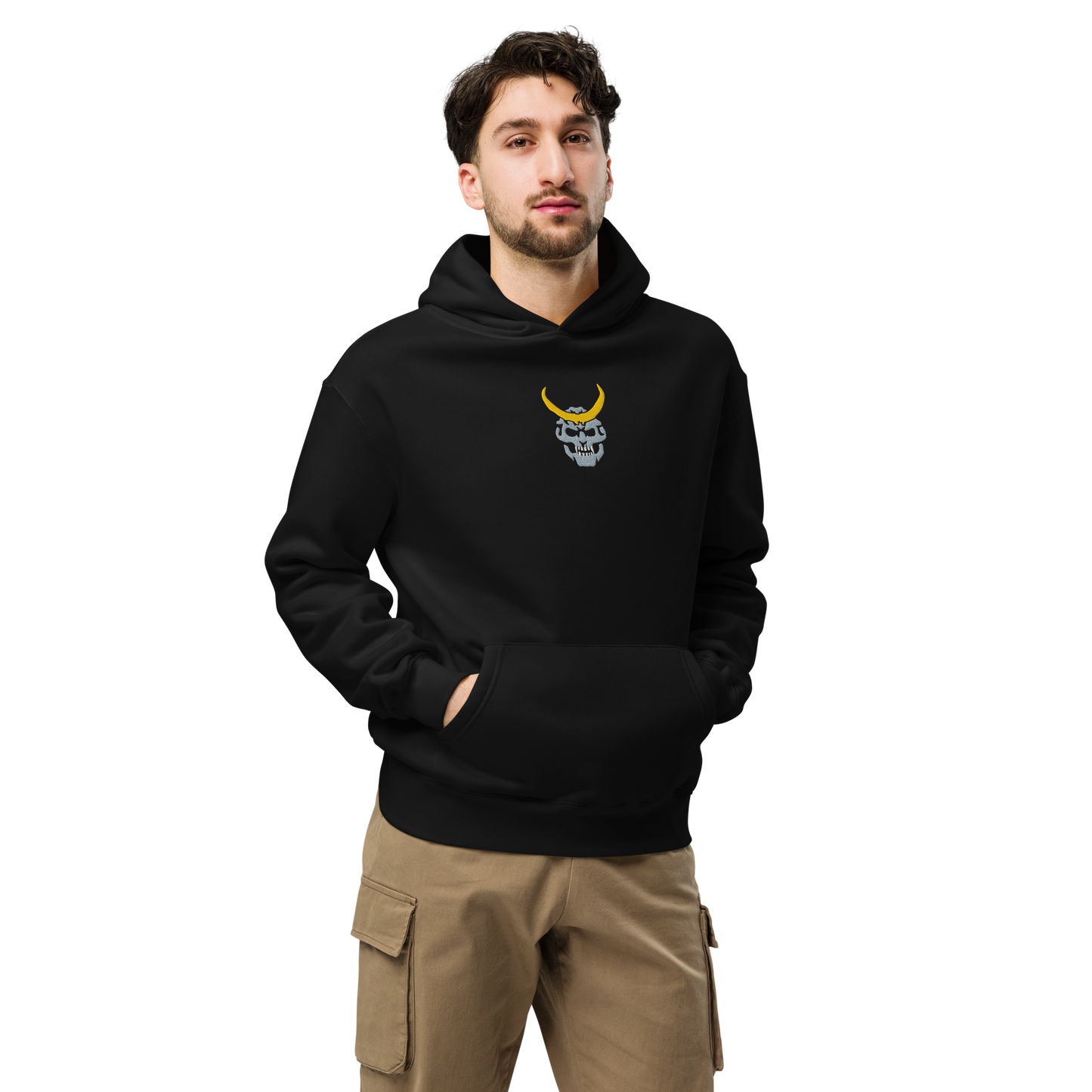 Mortal Kombat II Shao Kahn Embroidered Hoodie