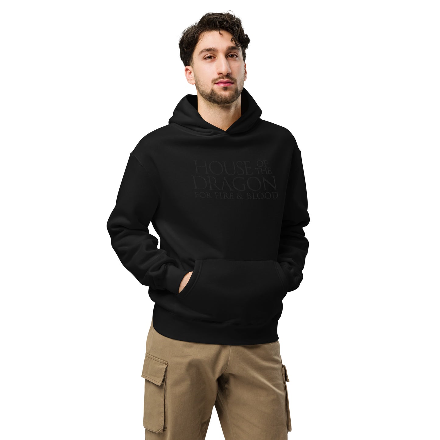 House of the Dragon Embroidered Hoodie Hero Villain